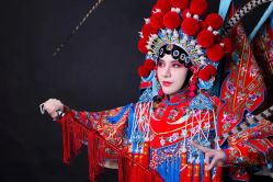 -后宫·古装汉服京剧儿童亲子全家福摄影