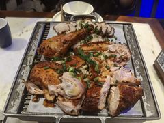 绿茶烤鸡烤肉合拼-绿茶餐厅(松江万达店)