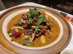 番薯杆黄牛肉-阿露佳·舌尖上的安吉菜