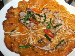 泡菜饼-神仙雪浓汤(明洞店)
