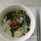 上班族快手早餐之青菜干拌面