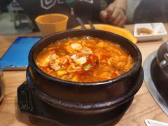 海鲜豆腐汤-八福力韩国休闲餐厅(泉舜店)