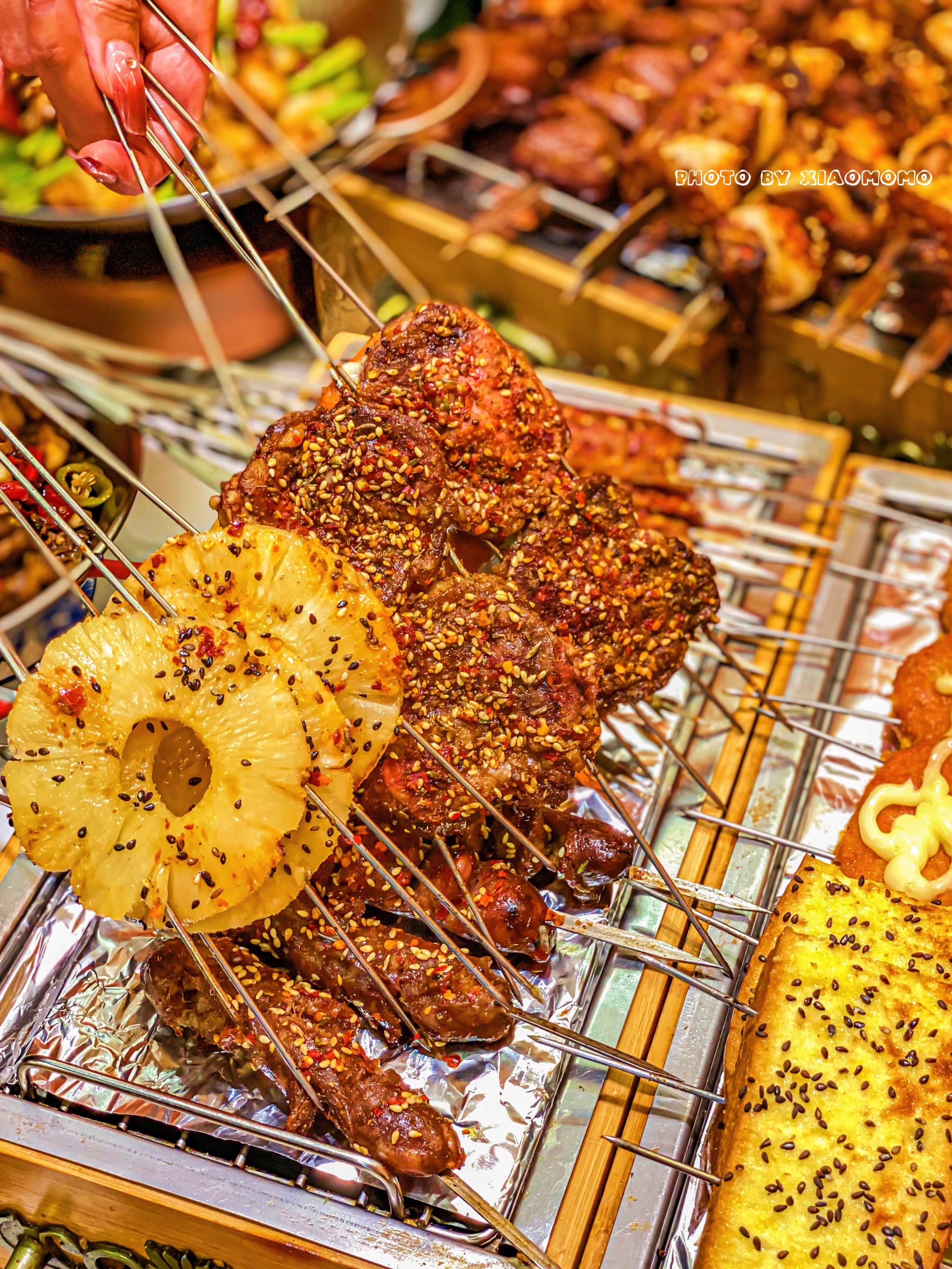 论我在东北差点一串烧烤就吃饱这件事