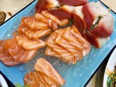 三文鱼北极贝刺身拼盘-天津乾毓德饭庄·清真传统炒菜·海鲜烧烤(咸阳路店)