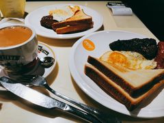 牛扒加煎蛋下午茶套餐-龙记烧腊茶餐厅(常德路店)