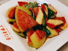 炝拌萝卜皮-京门老爆三·铜锅涮肉 爆肚(望京店)