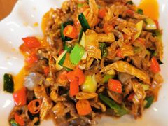 白辣椒炒鸡胗-老湖南湘土菜馆(普阳街店)