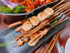 炭烧猪颈肉串-辉记炭烧海鲜大排档·老字号(福田店)