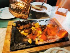 田园澳洲骰子牛肉-蜜桃花开·中西融合菜E&W(南长街店)