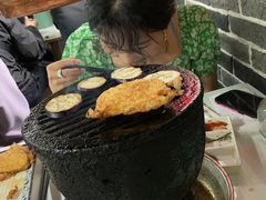 鸡蛋炸馒头片-大槐树烤肉馆