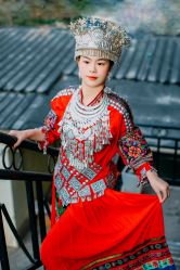 -后宫·古装汉服京剧儿童亲子全家福摄影