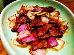 京葱爆猪肝-虎哥私房菜(馒头山店)