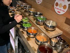 自助调料区-左庭右院鲜牛肉火锅(南通CBD大有境店)