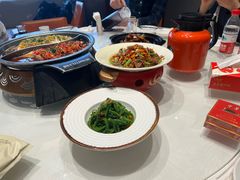 翡翠豆角丝-阿瓦山寨·湘菜现炒·剁椒鱼头王(咸阳总店)