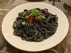 XO酱肉沫捞墨鱼面-顺德新世界酒店·华美轩餐厅