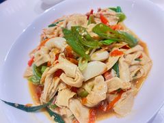 火腿炒农家豆腐皮-辣公子·千岛湖私房菜(滨江店)