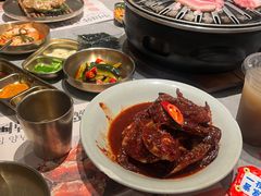 -草家酱蟹炭火烤肉店(珲春南路一店)