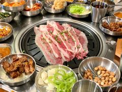 秘制牛五花-安又胖韩国烤肉