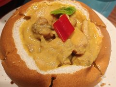 咖喱面包鸡-大树餐厅(益田假日店)