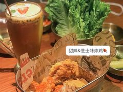 芝士味炸鸡-春熙台韩国料理·章鱼肥牛(西丽店)