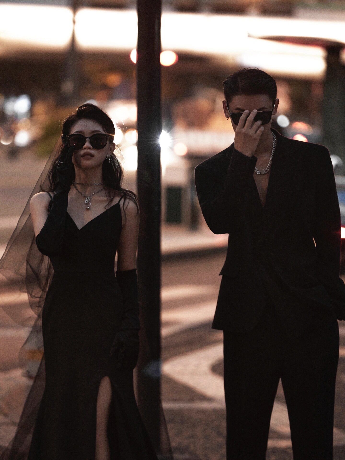 情侣写真酷帅街拍