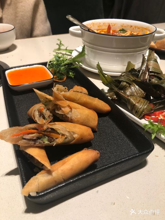 thai 泰·泰式火锅料理(橡树林店)泰式鲜虾炸春卷图片 - 第81张