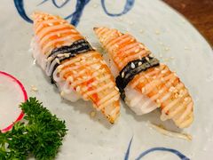 超长蟹柳火焰寿司-仙隐小鹿中華の日料(正弘城店)