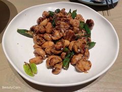 金蒜秋葵爆口蘑-枕水江南(铁西万象汇店)