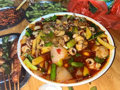 爆炒鱿鱼-石棉老鬼烧烤(温江店)