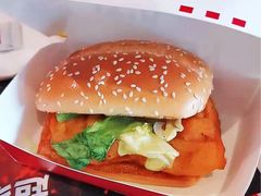 新奥尔良烤鸡腿堡-肯德基(烟台机场店)
