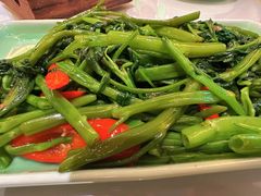虾酱炒空心菜-古洋食坊·港点小馆(苏州中心店)