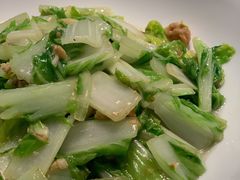 奶白菜炒油渣-小湘旺臭鳜鱼(百子湾店)