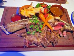 巨型战斧特级牛排-天玑高空江景餐厅&酒吧Sky Secret Restaurant&Bar