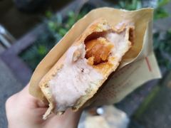 芋泥咸蛋黄车轮饼-馋嘴诱惑