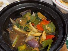 马拉盏炒通菜-香港深仔记茶餐厅(东门店)