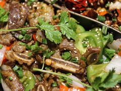 牛仔骨脆鱼双拼锅-大丰收脆鱼(浦西万达店)