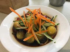 杭椒小皮蛋-金豆角砂锅焖面(安贞店)