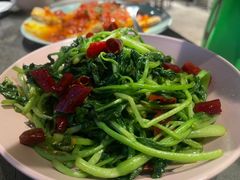 炝炒鸡毛菜-日上三甘(三里屯店)