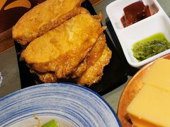 鸡蛋裹炸馒头片-小吊梨汤·北京菜·烤鸭(鸟巢店)