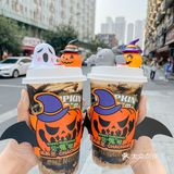 万圣节奶茶!仅22r🎃可爱鬼喝完也捣蛋!!