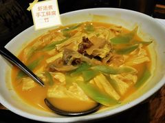 虾汤煮手工鲜腐竹-临家闽南菜(宝洲路店)