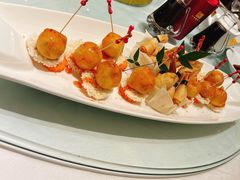 锅巴藕球配双味响铃-知味观(湖滨总店)