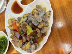 辣炒花蛤-食鸡公社辣子鸡·潍坊菜·烧烤