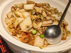 油渣炒高山娃娃菜-老阿爸鲜鱼土菜(独墅湖店)