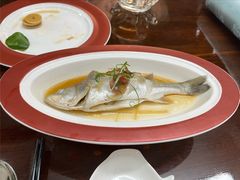 清蒸小白鲈鱼-乾园.魏庐湖景餐厅(花港店)