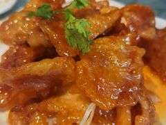 锅包肉-华盛园卷子王农家菜水库鱼