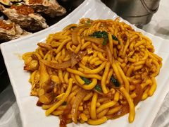 蚬肉炒叉子-渔娘渔家丹东海鲜(东直门店)