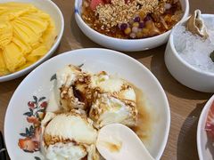 手工冰淇淋配黑糖-东方柏宴