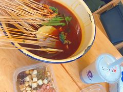 -拈签一笑黄牛肉辣卤串串