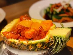 菠萝咕噜猴头菇-水木苼 蔬食料理